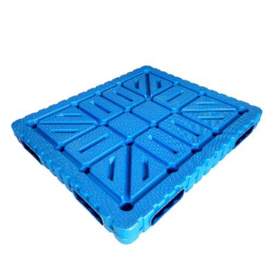 China Best Seller Heavy Duty Double Sides Molded Plastic Pallet Blow Molding Turnover Tray 1400*1200*150mm for sale