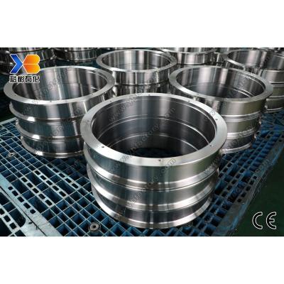 China Aluminum Precision Machined Steel Custom Forged Parts 42CrMo4 CNC Machining Ring for sale