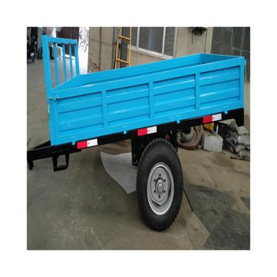 China Tractor Mounted Single Axle Rear Tipping Tralier For Transport Tractor Machine for sale