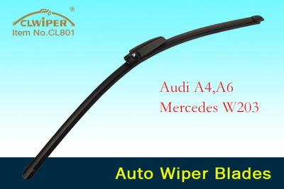 China Frameless Audi Auto Replacing Windscreen Wiper Blades With High Carbon Steel Material for sale