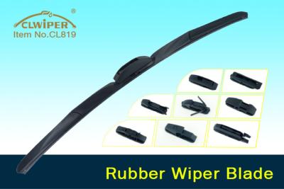 China High Performance Wiper Blades , Teflon Coating Natural Rubber Hybrid Windshield Wipers for sale