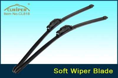 China High Carbon Content Stainless Steel Soft Wiper Blade for VW / Renault Boneless Structure for sale