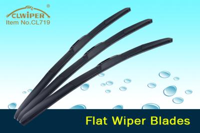 China LHD / RHD Driving Hand Flat Wiper Blades with Grade A Rubber Refill 1 Year Warranty for sale