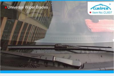 China Auto Parts U Hook Car Universal Wiper Blades  Soft Rubber Grade A 12 '' To 26 '' for sale