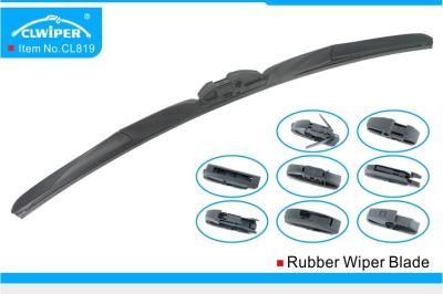 China Auto Rubber Refill Wiper Blades Installation 8 Adaptors Teflcon Coating for sale