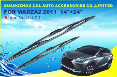 China Wear Resistance Universal Frame Beam Wiper Blades With 1.0 MM Thickness Blades for sale