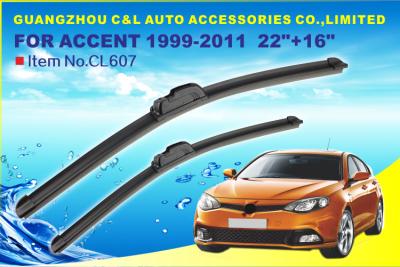 China Hyundai 1999 - 2011 Rubber Wiper Blade With Universal Hook 22 