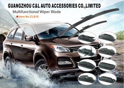 China Varisized Hybrid Car Wiper Blades With Rubber Refill For Exclusive Wiper Arms for sale