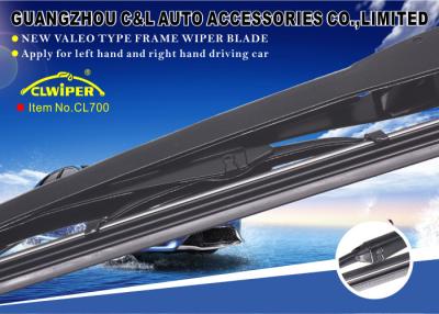 China Galvanized Frame Car Windscreen Wipers Blade Thickness 1.2 MM Rubber / Silicone Refill for sale