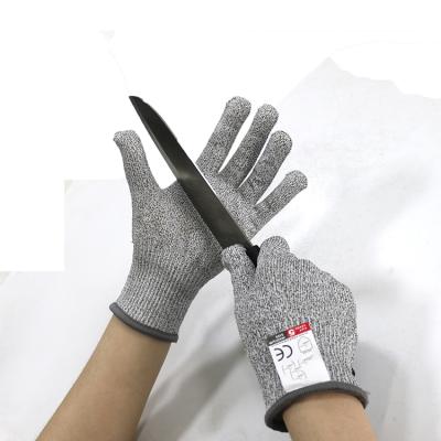 China Knife Level 5 HPPE Liner Glove Cut Resistant Glove Safety Work Glove for sale