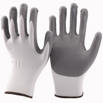 China Oil Free Nitrile Gloves Foam Grip Assembly Grip Gloves Safe Nitrile Gloves For Assembly Working for sale