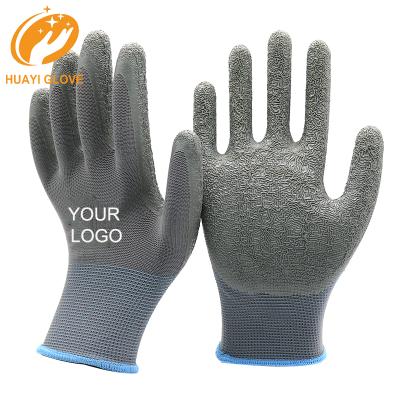 China Stretch Safety Working Latex Coating Ply Palm Gloves for sale