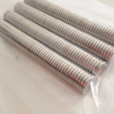 China Motorcycle Magnet 10mm Diameter X Disc Strong Ultra Thin Magnet 0.5mm Thick for sale