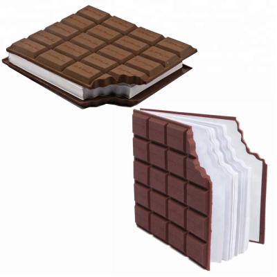 China Chocolate Shape Self Adhesive Customized Sticky Notepad for sale