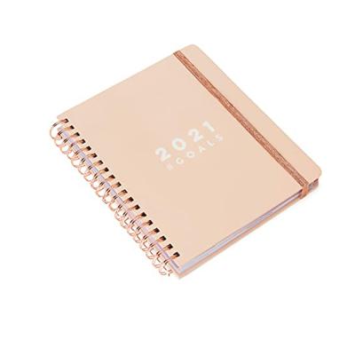 China Recyclable A5 Hardcover Personalized Pages Printed Planner Tabbed Notebook for sale