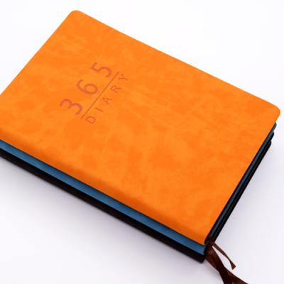 China Recyclable Fancy Faux Leather Soft Cover A5 Planner Diary Notebook for sale