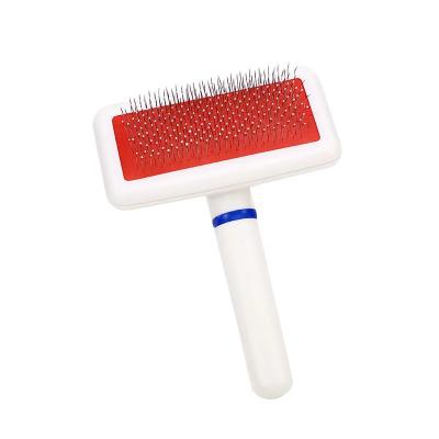 China Viable Puppy Hair Molder Fur Comb Needle Remover Rejection Cleaning Tools Groom Pet Finger Brush for sale