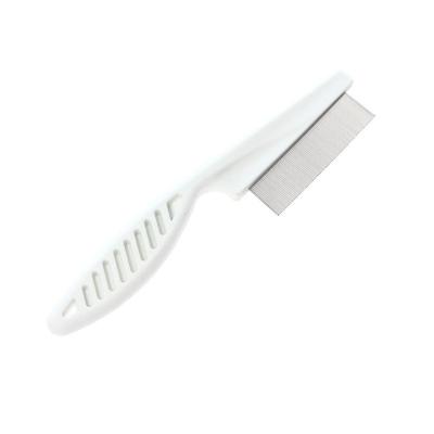 China High Comfort Metal Head Lice Slow Viable Hair Lice Fine Tooth Flea Flea Pet Dematting Grooming Comb for sale