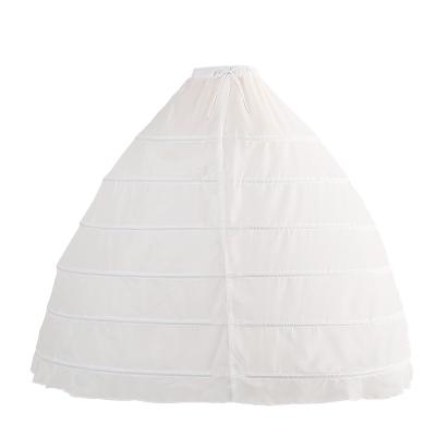 China Feishiluo Popular Wholesale Petticoats 6 Circle Wedding Petticoat For Wedding Dress for sale