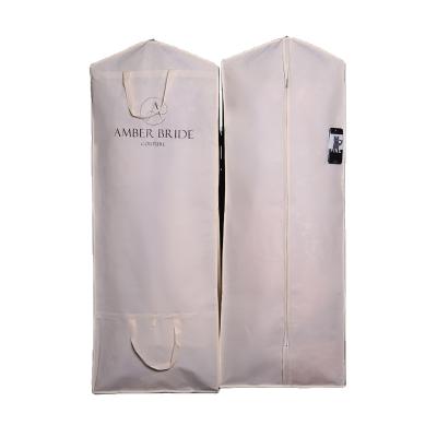 China Wholesale Shock Resistance Wedding Bags Nonwoven Custom Logo Garment Clothes Bag Bridal Wedding Dress Bag for sale