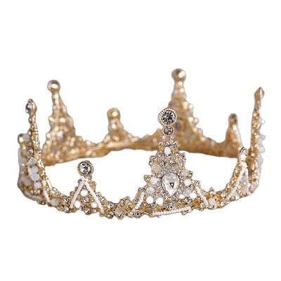 China Luxury High Quality Luxury For Bridal Crown Adult Wedding Bride Crystal Bling The Rhinestone Hair Accessories for sale