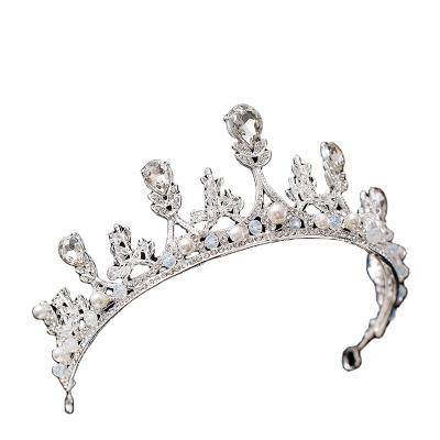 China Luxury Sparkle Rhinestone Wedding Tiaras And Crown Bridal Tiara With Crystal Bling Tiaras And Wedding Crown for sale