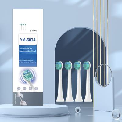 China Original 4pcs household replacement toothbrush heads with covers for philps 602 for sale