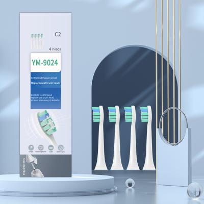 China Household Factory Price Philps Replacement Toothbrush Heads 4pcs Copper Free Electric Toothbrush Heads Hx902 for sale