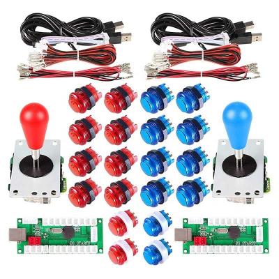 China hot sale plastic arcade game machine diy kit for led push buttons for sale