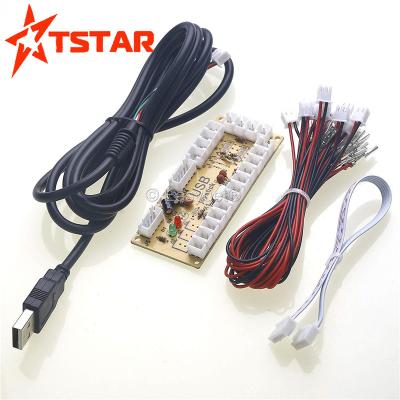 China Game machine keyboard and game station delay usb zero encoder to PC joystick and buttons for arcade happ kit diy parts for sale