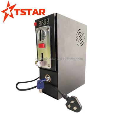 China Accept 6 type coin value factory direct wholesale multi coin operated controller lock box electric timer for washing machine/massage chair for sale