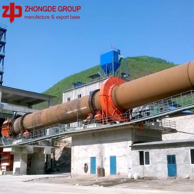 China China Leading Rotary Calcining Kiln / Cement Rotary Kiln With Production Flow Chart 1500t/h for sale