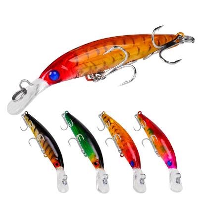 China 7cm/3.9g Bottom Minnow Bait High Quality Plastic Trolling Hard Plastic Lure for sale