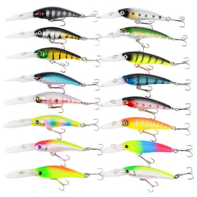 China Hot Lure Minnow Bait 7.61g 8.19g 16pcs Carp Fishing Tackle Crankbait 546353017521 for sale