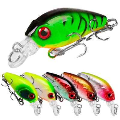 China Plastic Lures ABS Bass 3.5g Swim Tackle Fishing Crank 4.5cm Bait Isca Artificial Hard Bait Floating Crank Lure for sale