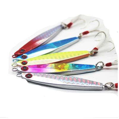 China Alloy High Quality Fishing Lures Slow Casting Lure Metal Casting Jig 10g 14g 17g 21g Metal Lure for sale