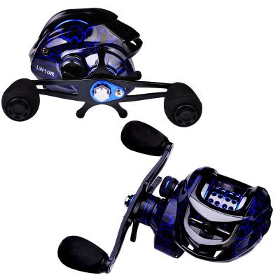 China High Quality Metal Baitcasting Fishing Reel Power High Speed ​​7.2:1 Bait Casting Wheel Saltwater Drag Fishing Reel for sale