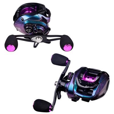 China Aluminum Alloy 4+1 Ball Bearings 7.2:1 EVA Handle Baitcasting Fishing Reels Bait Runner Fishing Reel for sale