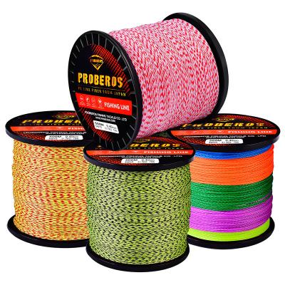 China Hot Selling 9 PE Braided 500 Meters 15LB-100LB Saltwater PE Freshwater Bottom Cast Fishing Line for sale