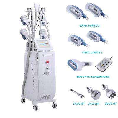 China 2023 Newest Updates 9 Handles Coolsculpting Fat Freezing Cryolipolysis Cavitation RF Weight Loss Machine for sale