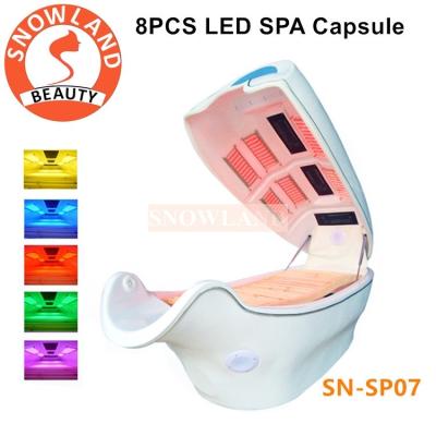 China Dry capsula spa led light spa capsule infrared ozone sauna spa capsule for sale