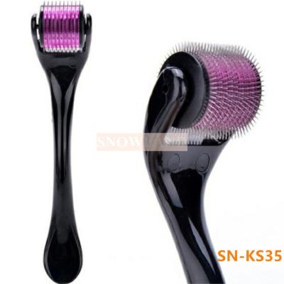 China Titanium alloy or stainless steel derma roller 600 needles skin face body derma roller for sale