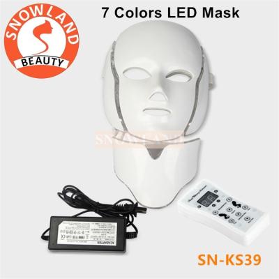 China Factory hot sale Acne treatment 7 colours face led mask led light therapy skin mask for sale