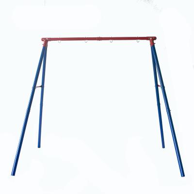 China 2022 Outdoor Factory Customized A-Frame Children's Outdoor Playground Metal Swing Set Garden Toy Set for sale