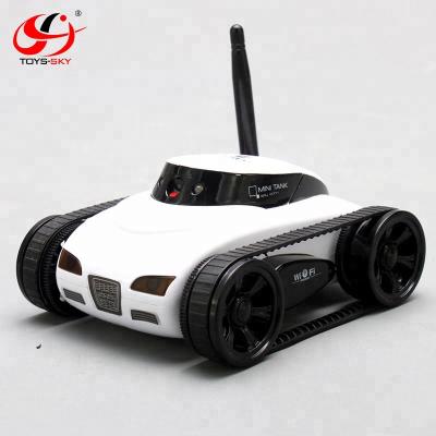 China RC Model Mini Wifi FPV RC Car I SPOT RC Tank With 480P Camera Inspection Phone Controlled for sale