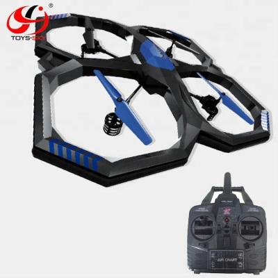 China 52cm 6 Axle Gyro 2.4G 4CH 150m Large Size Large Foam Helicopter RC Quadcopter UFO Drone With Spy Camera for sale