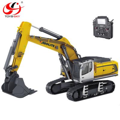 China RC Hobby HUINA K970 970 KABOLITE 1/14 Alloy 18CH rc Excavator RC Construction Equipment Hydraulic Toy for sale