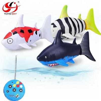 China 2014 New RC Hobby R/C Toys Remote Control Fish Toys Mini RC Electric Fish Robot Swimming Shark for sale