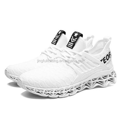 China Running / Casual Custom New Fashion Breathable Fly Knitted Mens Shoes Casual Sneakers for sale