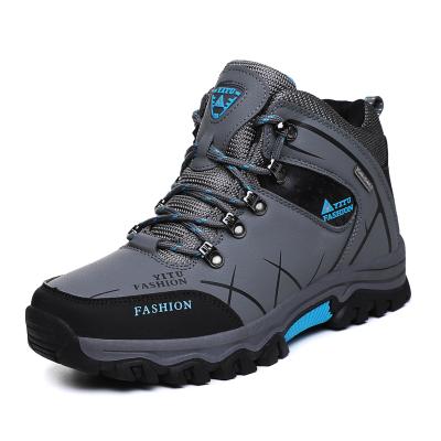 China Outdoor Climbing Shoes Men Outdoor Hiking Boots Waterproof Winter Mountaineering High Top Sneakers Hunting Boots For Mens Trainers for sale